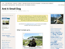 Tablet Screenshot of andasmalldog.com